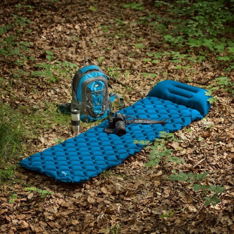 Nils Camp NC4006 camping mat with pump - 5 cm 15-05-019 kék kabát