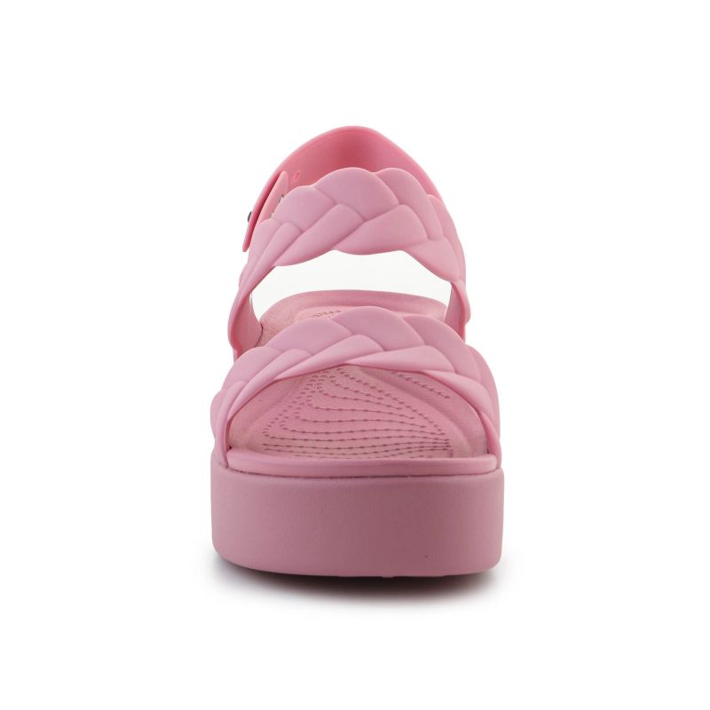 Crocs Brooklyn Woven Low Wedge W 209977-6XX sandals Cipő