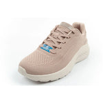 Skechers women's sports Bobs Squad Waves beige light fashionable bézs utcai cipő