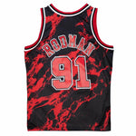 Mitchell & Ness Marble NBA Swingman Dennis Rodman Chicago Bulls Jersey 4xl mez