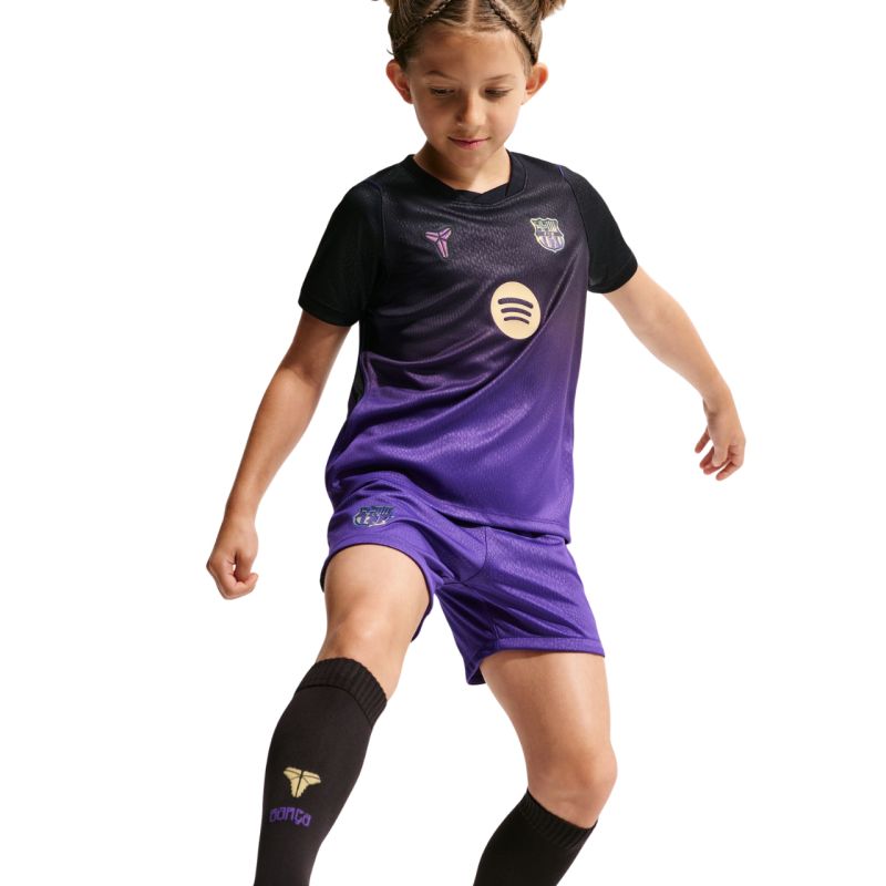 Nike FC Barcelona Stadium Away 2026/27 Kids' Soccer Kit Purple- fekete kiegészítő II1649505
