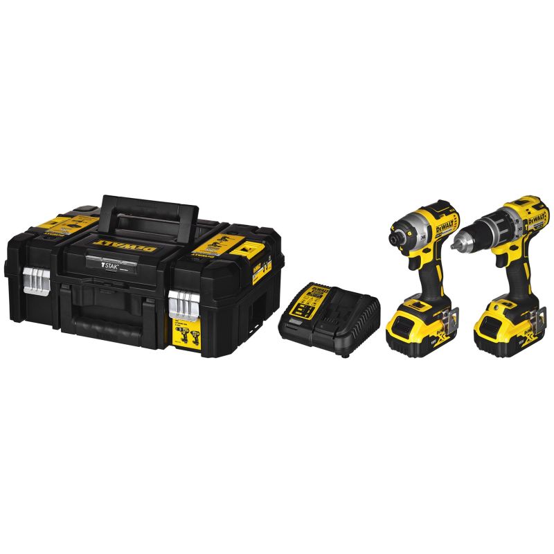 Combo Kit 18V DCD796+DCF887 2x5.0Ah DCK266P2T