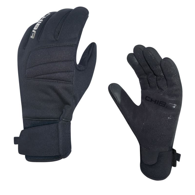CHIBA CLASSIC Gloves Black Silver szürke kesztyű