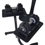 Half Human Adjustable Dumbbell Stand fekete edzőfelszerelés SFIT-P-HH30004