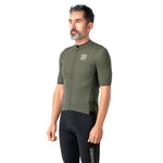 Rockbros 15220004003 ROAD TO SKY men's cycling jersey short sleeve - green zöld póló