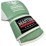 MASTERS FIGHT EQUIPMENT MASTERS RBT-PASTEL green boxing gloves zöld kesztyű 01005-1010