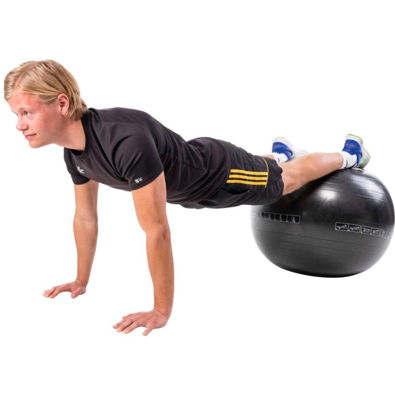 Pure 2 Improve Fitness Ball 65cm Black fekete balls, medicine balls
