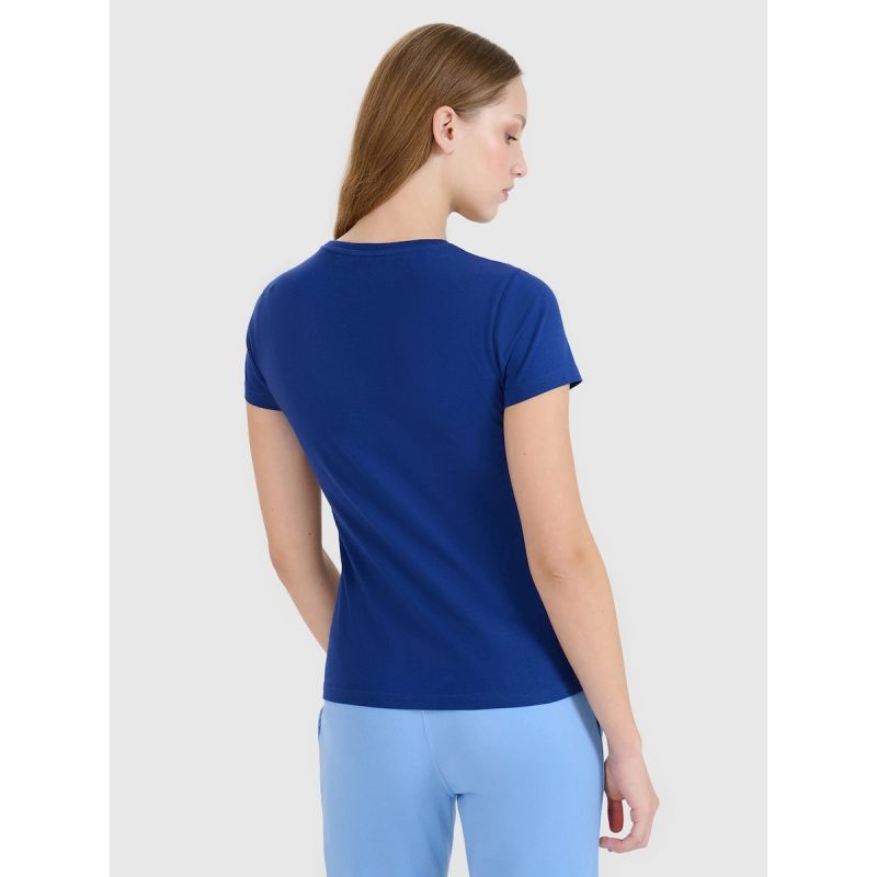 Slim plain women's T-shirt 4F 4FWMM00TTSHF2673-31S 2xl póló