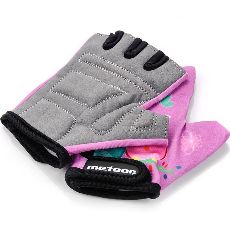 Meteor Owl Jr Cycling Gloves rózsaszín gloves, gloves