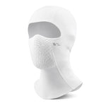 Rockbros fleece cycling balaclava - white biały balaclavas