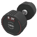 Body Sculpture TPU dumbbell BW 133 12 KG fekete edzőfelszerelés BW13312KG