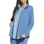 Skechers The Hoodless Hoodie GoWalk Shine Jacket kék kapucnis pulóver