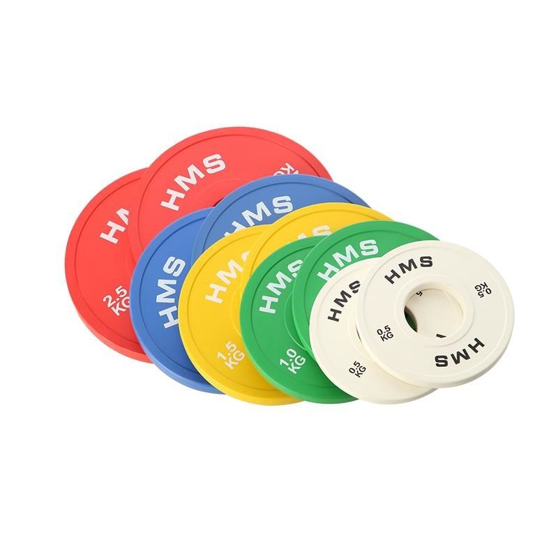 HMS Bumper Olympic Plate Set 2x (0.5kg, 1kg, 1.5kg, 2kg, 2.5kg) CBRS Set póló 17-61-097