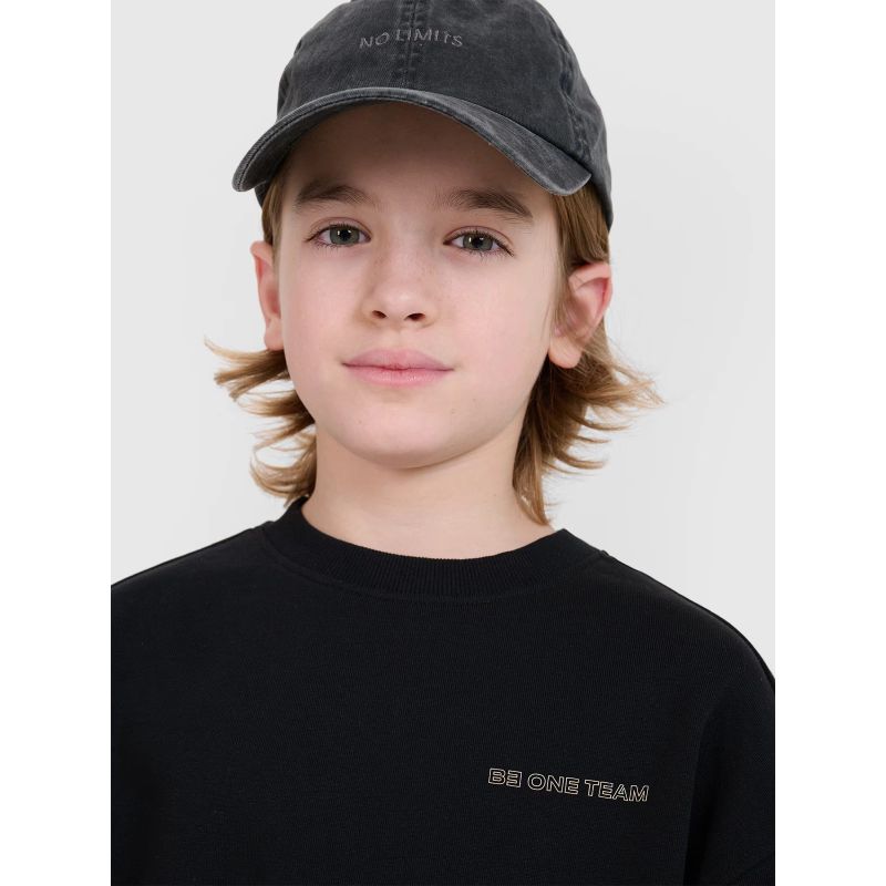 4f Boys' sweatshirt without hood, no zipper 4FJWSS25TSWSM1713-20S Kiegészítő