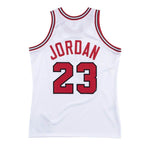Mitchell & Ness Authentic Michael Jordan Chicago Bulls 1991-92 Game Jersey - AJY4LG19006-CBUWHIT91MJO mez