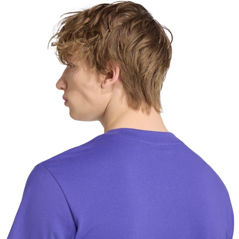Adidas Men's Essentials Small Logo Single Jersey Purple lila póló KF2404