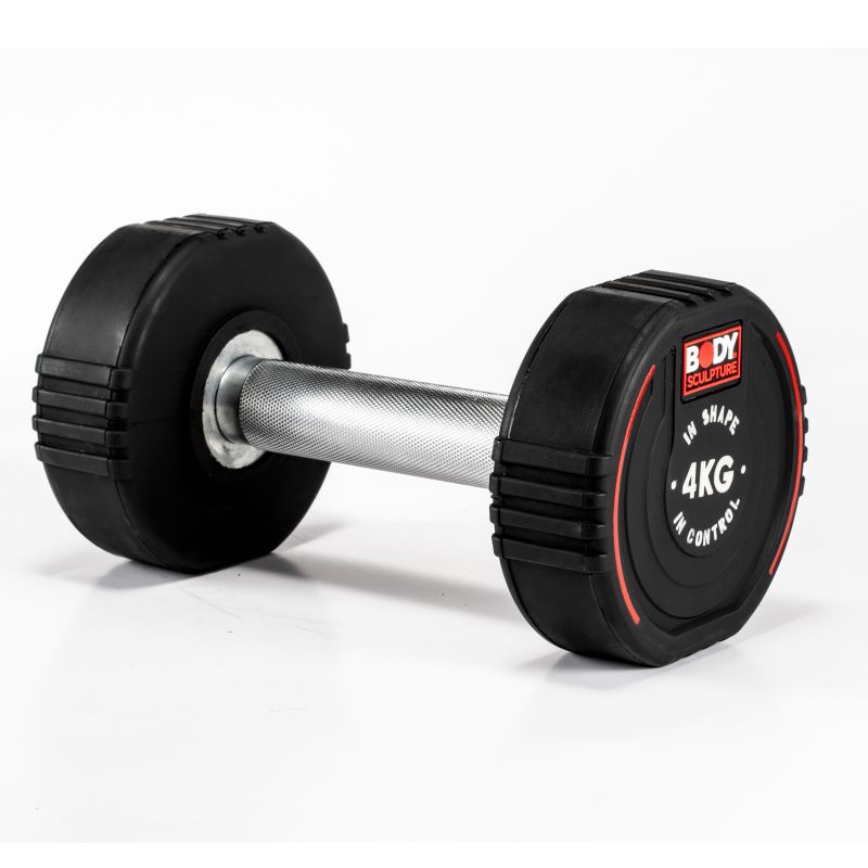 Body Sculpture TPU dumbbell BW 133 4 KG fekete edzőfelszerelés BW1334KG