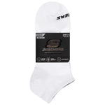 Skechers 3pk Unisex Non Terry No Show White