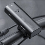 Rockbros 24710012001 front bicycle light 800 lm + USB-C - USB-A cable - black fekete lights, tourist equipment