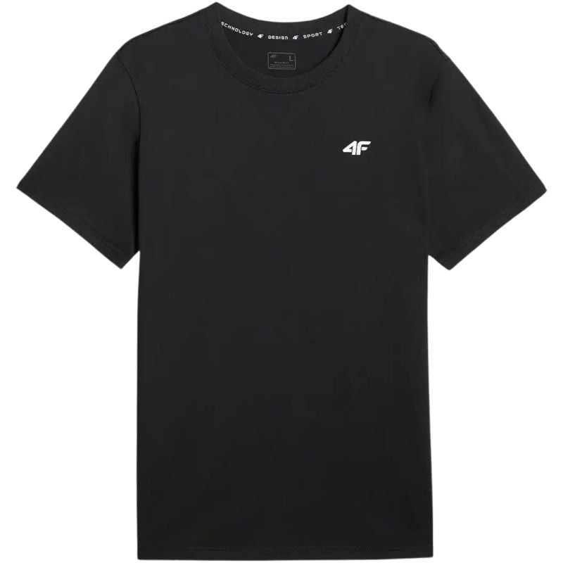 Men's T-shirt 4F M3341 deep 4FWMM00TTSHM3341 20S fekete póló