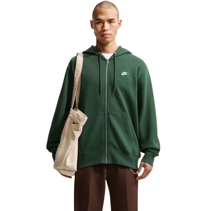 Nike Club BB FZ Hoodie Men's zöld kapucnis pulóver FN3861323