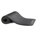 Wozinsky exercise mat 181 x 63 x 0.9 cm thick gymnastic yoga mat black czarny jóga matrac 5907769300417-63711