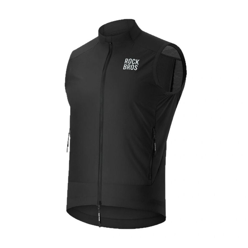 Rockbros Windproof Vest Spring/Autumn Size L - Black czarny \ l vests