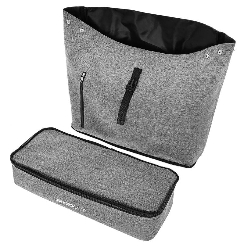 Enero Camp Grey Backpack With Thermal Insulation Compartment szürke hátizsák