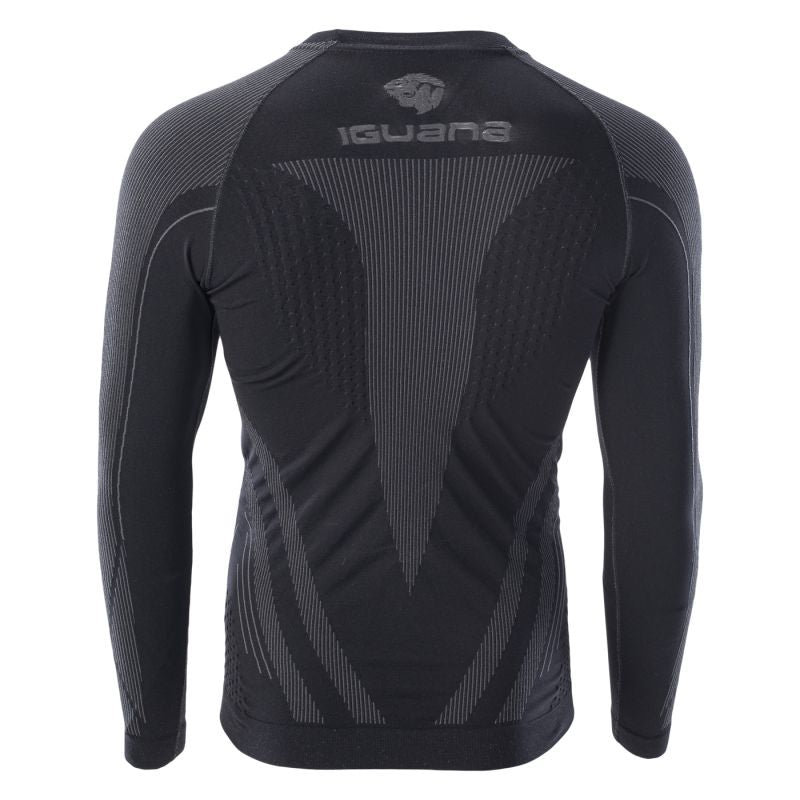 Iguana Gambit Top Thermoactive Sweatshirt fekete termoaktív ruha 92800556691
