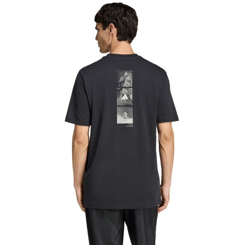 Men's adidas Outdoor Mountain Biking Graphic T-shirt black KB2536 fekete póló