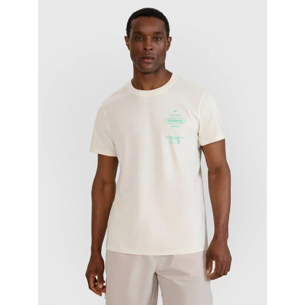 4f Men's regular printed T-shirt 4FRSS25TTSHM2688-11S General