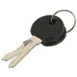 XQMAX SPIRAL BIKE LOCK WITH KEY 0. BLACK fekete pénztárca GSP-679636