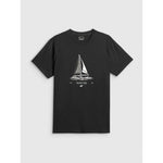 4F Men's relaxed T-shirt with print póló