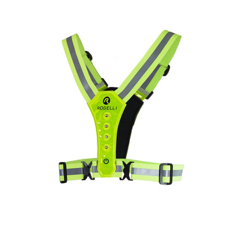 Rogelli fluorescent LED reflective vest vests