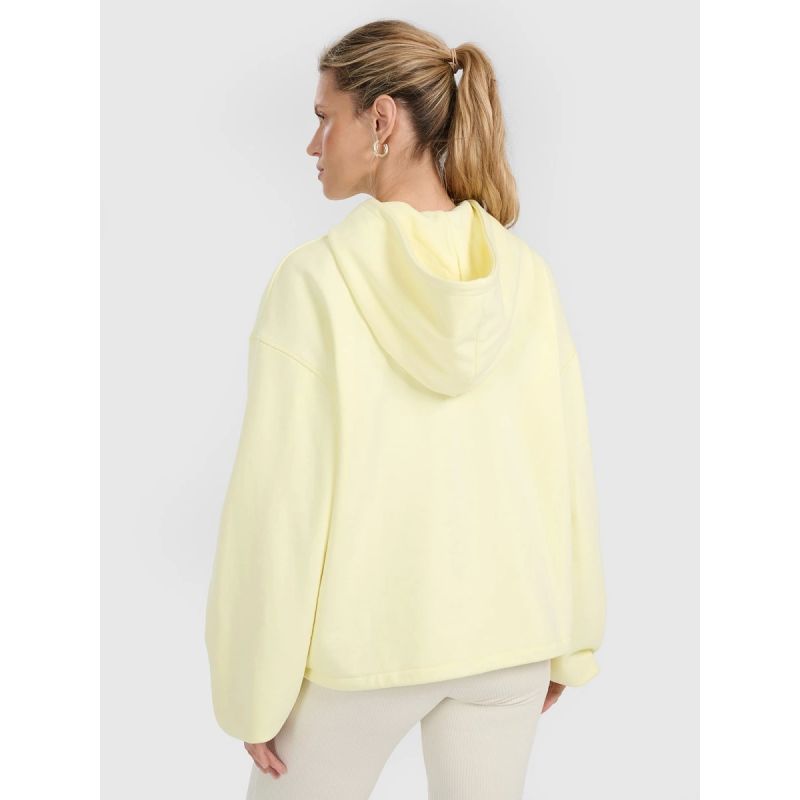 4f Women's sweatshirt with hood, open, 4FRAW25TSWSF2462-73S General