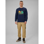 Longsleeve with print for men 4F 4FRAW25TLONM618-31S hosszú ujjú póló