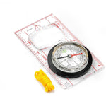 Meteor Compass with Ruler fekete compasses, tourist equipment