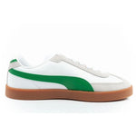 Puma Club II Era men's sports sneakers leather white gray zöld utcai cipő