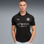 Puma Manchester City Away JSY Replica Jersey fekete mez