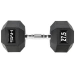 HMS HEX PRO dumbbell 27.5 kg szürke póló 17-66-122