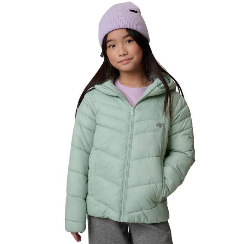 Jacket for girls 4F F0739 4FJWSS26TDJAF0739 47S menta clothing