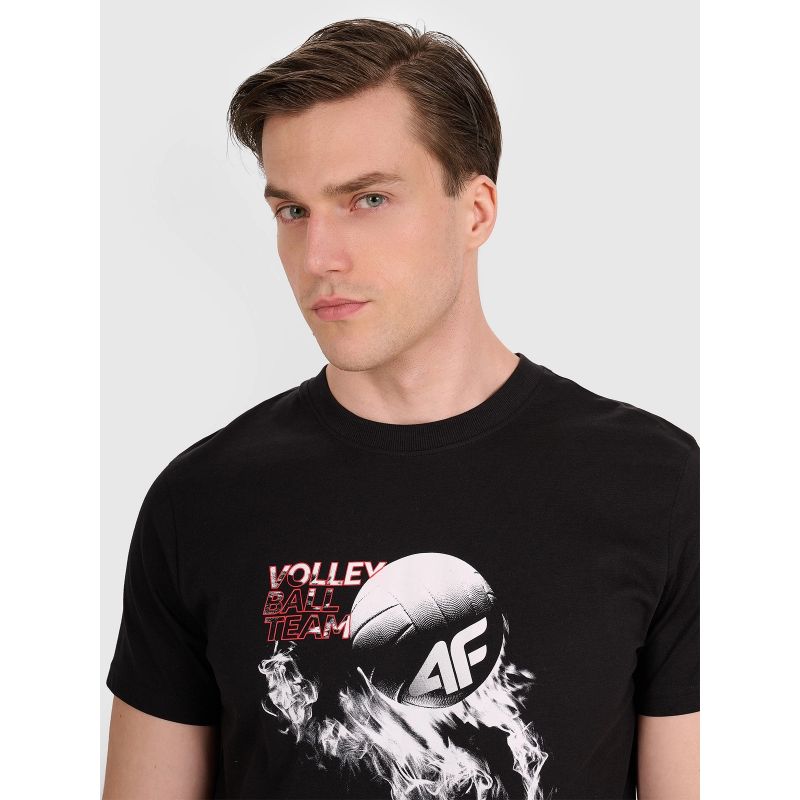 4f Men's regular t-shirt with volleyball print 4FRAW25TTSHM3235-20S Kiegészítő