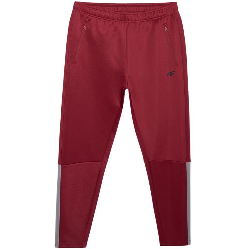 4f Men's trousers FNK M0936 dark red 4FWAW25TFTRM0936 61S Ruházat