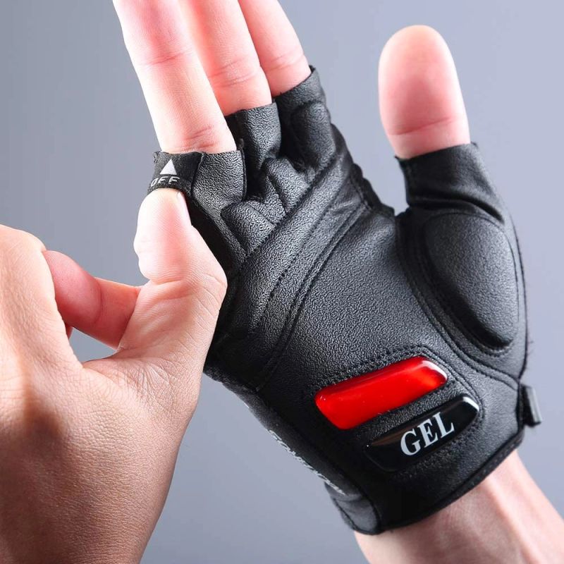 Rockbros S143-BK cycling gloves with gel inserts - black fekete kesztyű