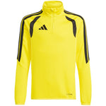 adidas Tiro 26 League Training Top Yellow and Black Kids Sweatshirt JY7158 104cm pulóver