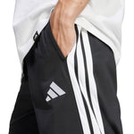 Men's adidas 3-Stripes Tricot Regular-Fit Open Hem JI8802 fekete nadrág