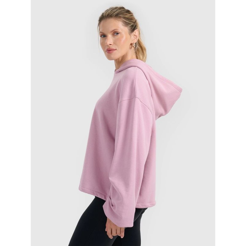 4f Women's sweatshirt with hood, open, 4FRAW25TSWSF2462-56S General