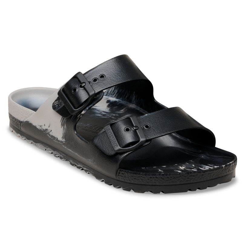 Birkenstock Men's ARIZONA EVA Slides STONE COIN/BLACKMULTI (Standard Width)