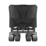 Wozinsky WZP-100 beach, tourist, garden trolley, durable, wide wheels, with safety net up to - black fekete elektronika 304004-197497