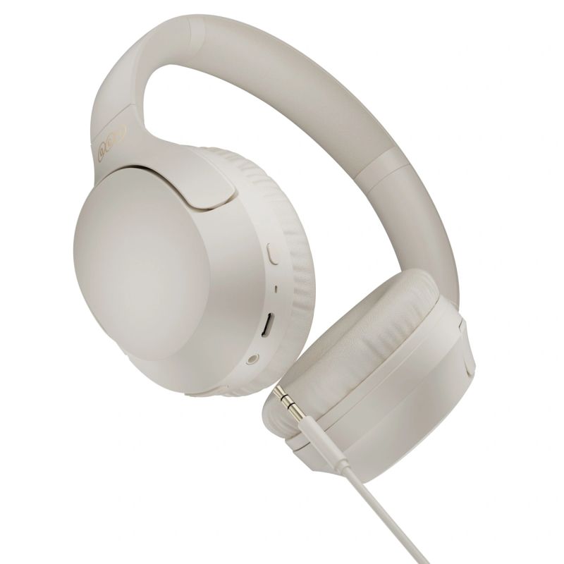 head QCY H2 Pro ENC Bluetooth 5.3 Over-Ear Headphones - White fehér headsets